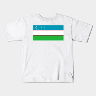 Flag of Uzbekistan Kids T-Shirt